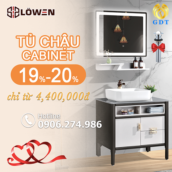 Bộ tủ chậu Cabinet LOWEN