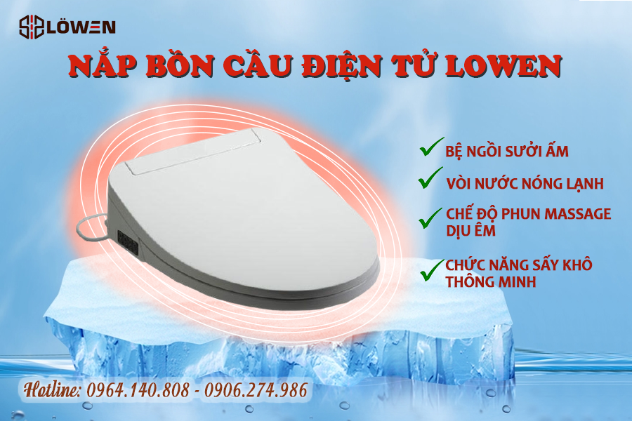 Nắp bàn cầu điện tử LOWEN